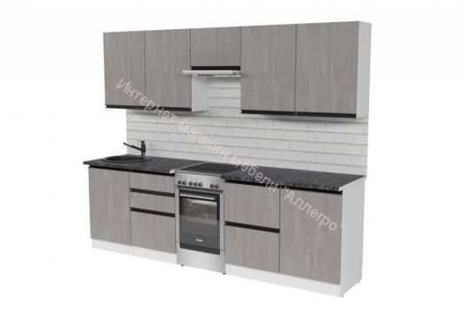 Кухонный гарнитур Сюита мега 2500 мм