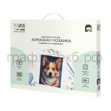 Набор для творч.ТРИ СОВЫ Алмазная мозаика "Корги" 40*50см АМП4050_52971