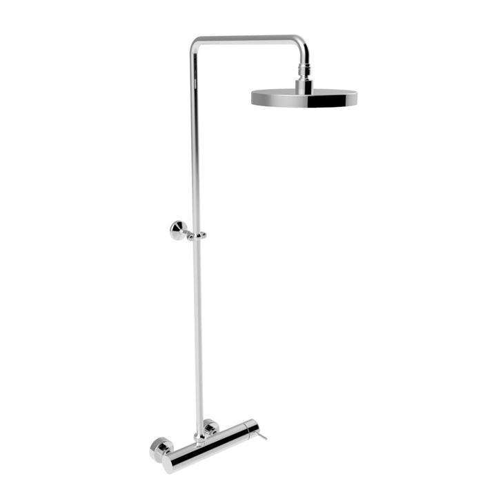 Изображение Душевой комплект 3283/301-200: смеситель штанга+верхний душ 200мм Stella Lucilla