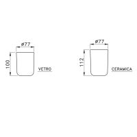 Стакан для зубных щеток Stella Eccelsa UN 10007 VTR0 схема 3