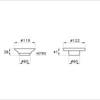 Мыльница настольная Stella 130 CT 10012 CB00 схема 5