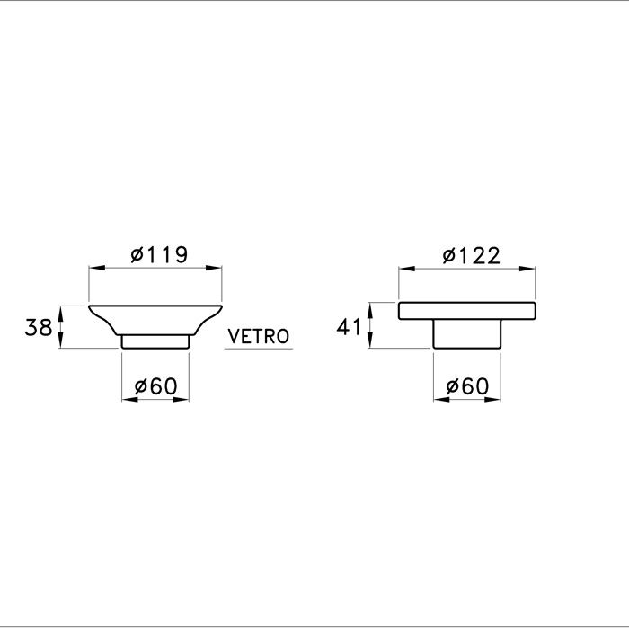 Мыльница настольная Stella 130 CT 10012 CB00 схема 5