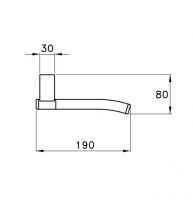 Держатель туалетной бумаги Stella Bamboo BT 10015 CR00 схема 2