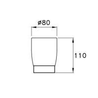 Держатель для мыльницы или стакана настольный Stella Bamboo BT 10027 CR00 схема 2