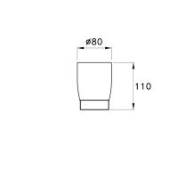 Держатель для мыльницы или стакана настольный Stella Bamboo BT 10027 CR00 схема 3