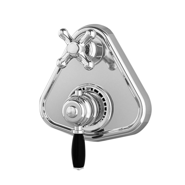 Изображение Встраиваемый термостатический смеситель Stella Roma для душа IS3294 P.V. с переключателем на 2 выхода