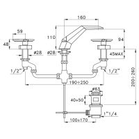 Смеситель для ванны Stella Stella 3224 ST 00011 CR00 схема 3