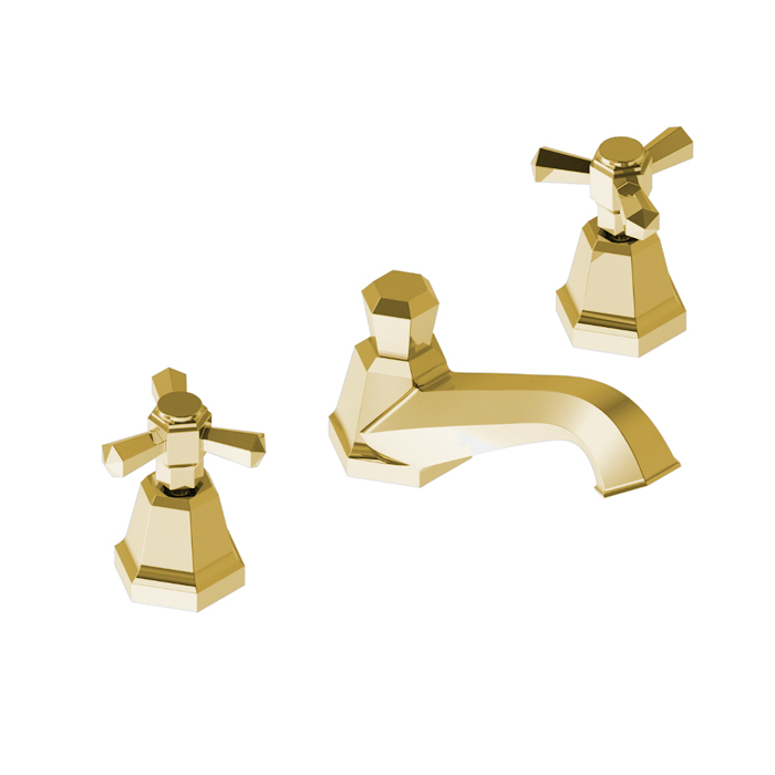 Изображение Смеситель Stella Eccelsa для раковины на 3 отверстия 3224PTC с донным клапаном