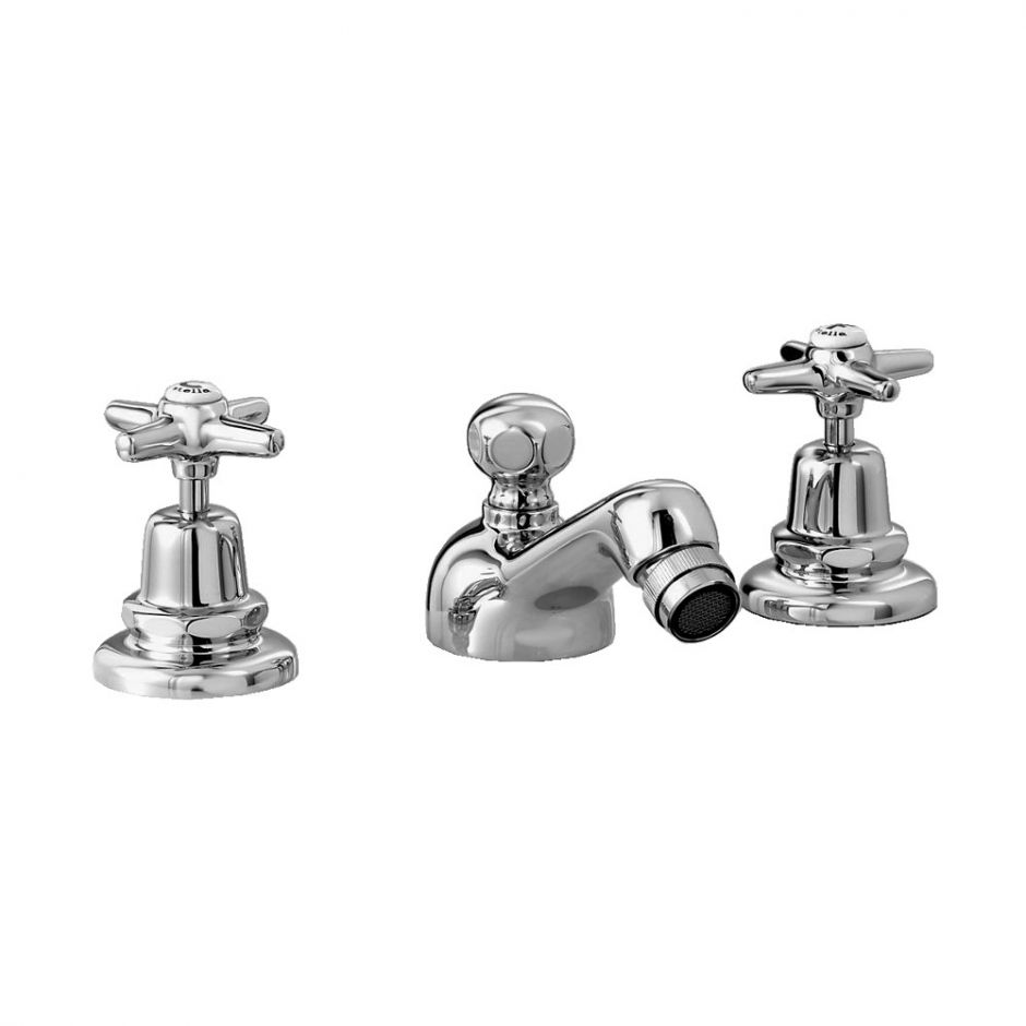 Изображение Смеситель Stella Italica для биде на 3 отверстия 3601 с донным клапаном