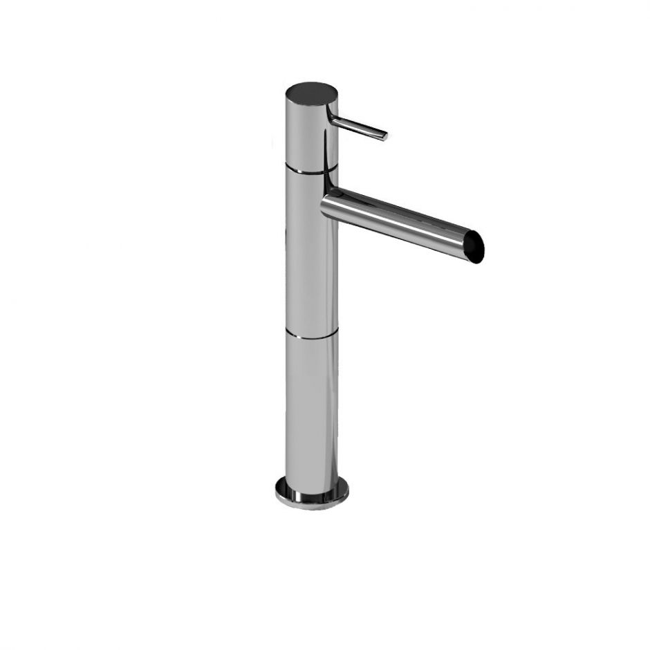 Изображение Смеситель Stella Lucilla для раковины на 1 отверстие (высокий) 3224HP120 длина излива 125мм с донным клапаном