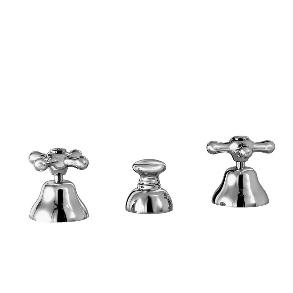 Изображение Смеситель Stella Roma для биде на 3 отверстия 3600 без излива с донным клапаном