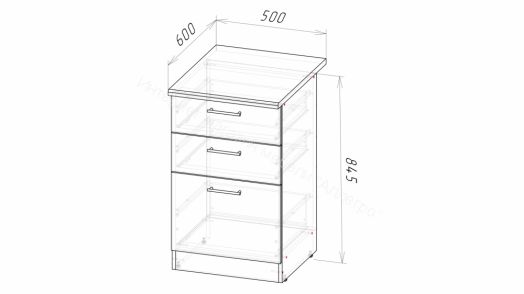 Кухонный гарнитур Равенна нормал 1500 мм