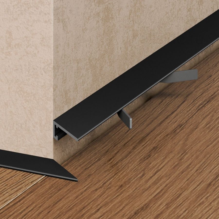 Щелевой микроплинтус Pro Design MINI 7067 чёрный