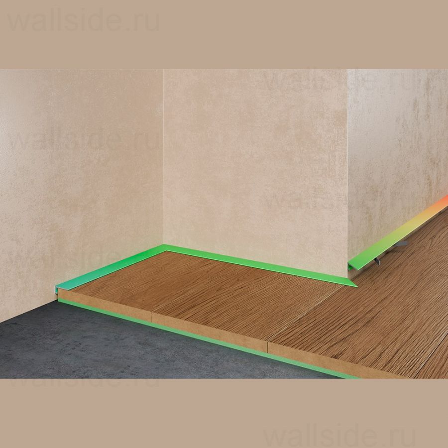 Щелевой микроплинтус Pro Design MINI 7067 покраска в RAL