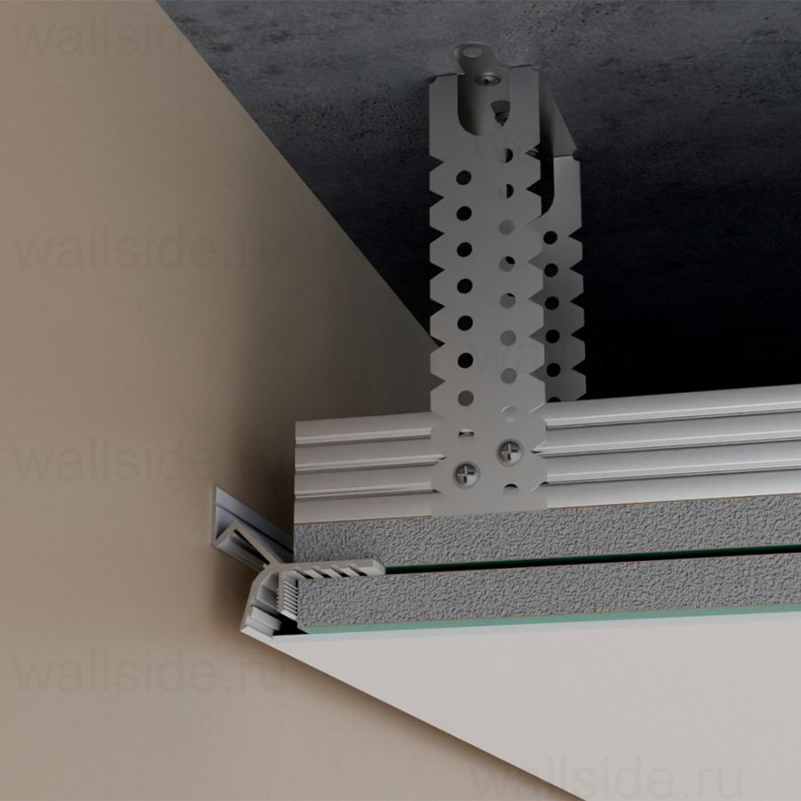 Pro Design Gipps 594 теневой потолочный профиль Белый