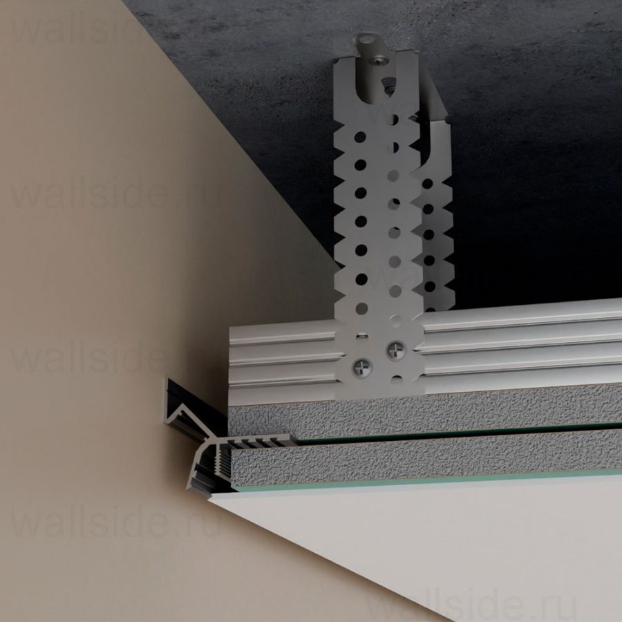 Pro Design Gipps 594 теневой потолочный профиль Чёрный