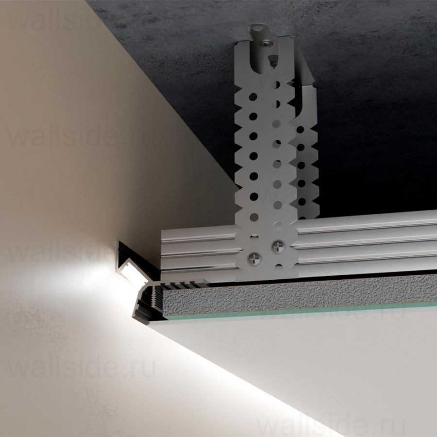 Pro Design Gipps 594 теневой потолочный профиль Чёрный