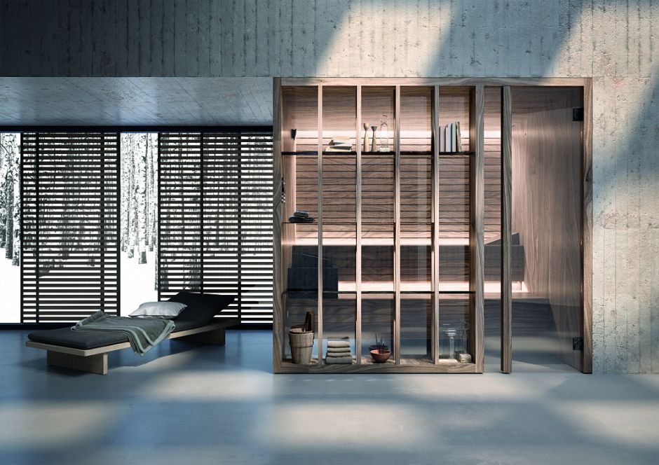 Изображение Био-сауна Effe Yoku.S 105 BI 70 10 0002 черный орех, левостороняя