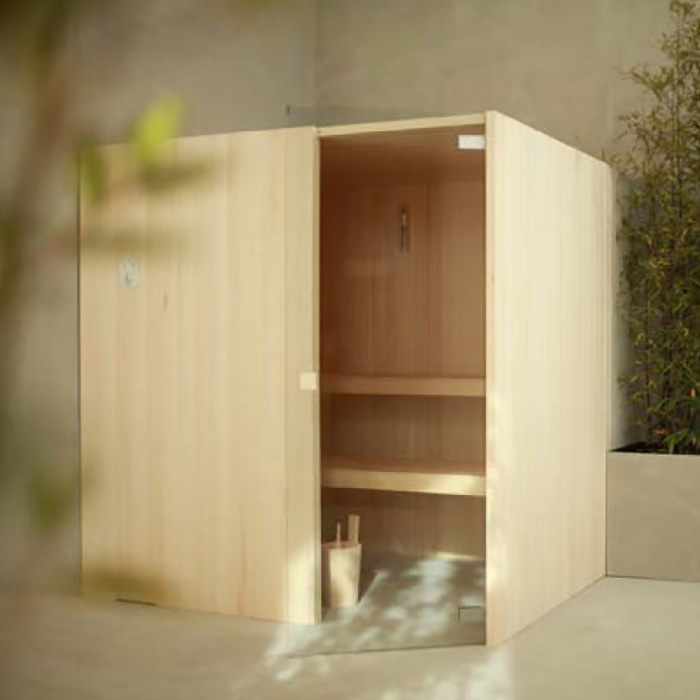 Изображение Сауна Effe Easy 180х120 SA 45 45 0001 левая, осина натуральная