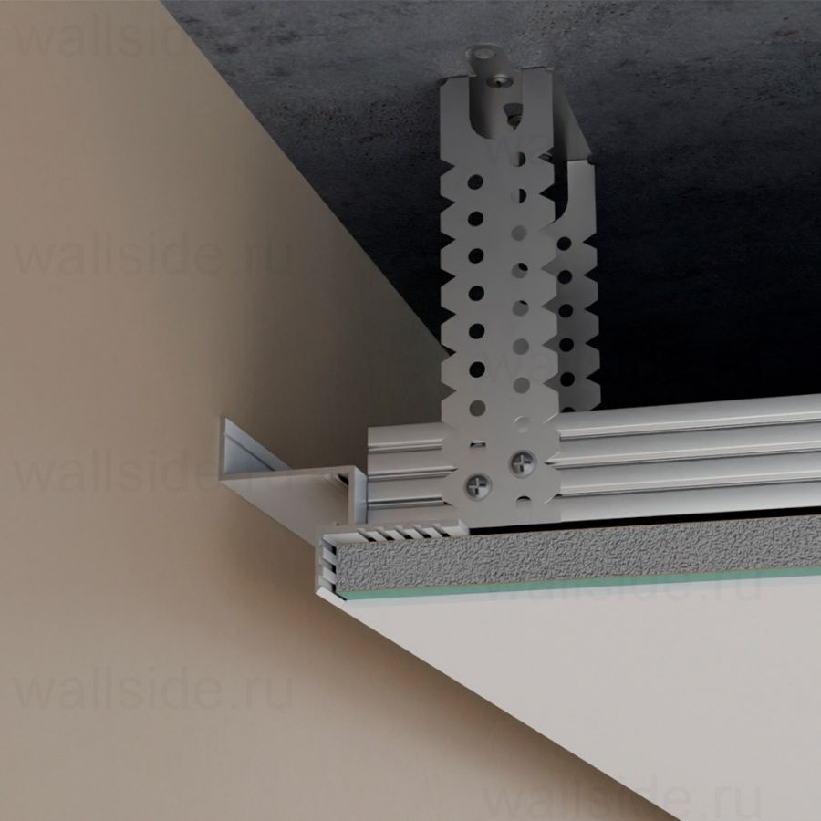 Pro Design Gipps 602 теневой потолочный профиль Белый