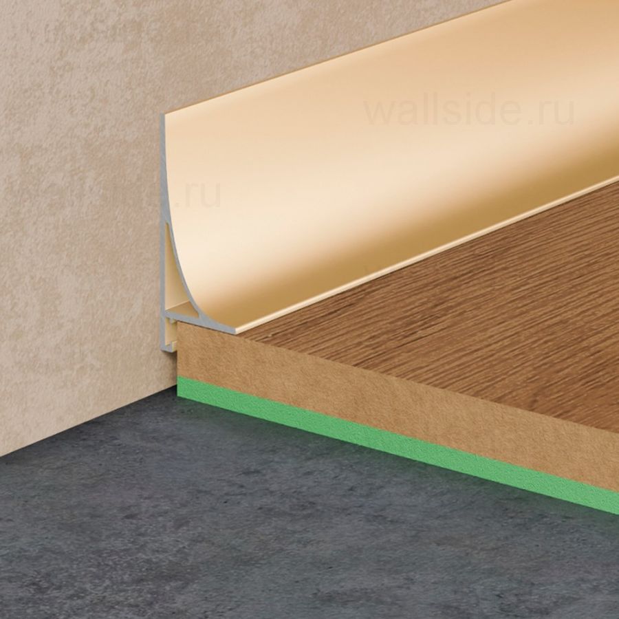 Щелевой плинтус Pro Design Corner L 584 шампань