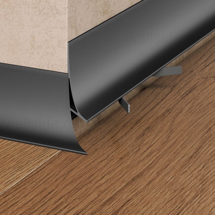 Щелевой плинтус Pro Design Corner L 584 чёрный