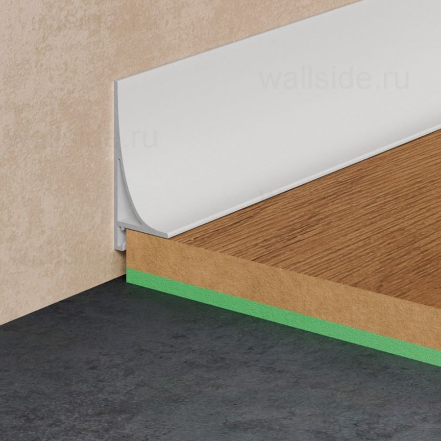 Щелевой плинтус Pro Design Corner L 584 белый