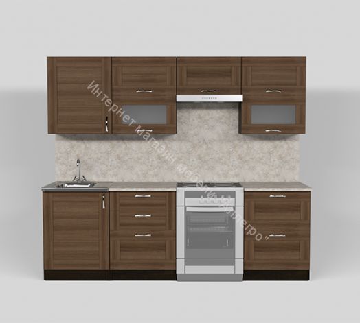Кухонный гарнитур Кира базис 2400 мм