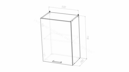 Кухонный гарнитур Кира нормал 1500 мм