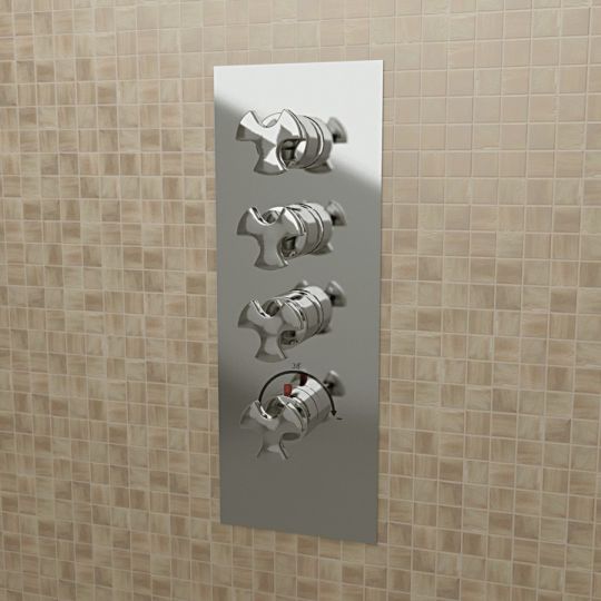 Фото Смеситель Flaminia Evergreen Concealed Thermostatic Shower Mixer 3-Outlets