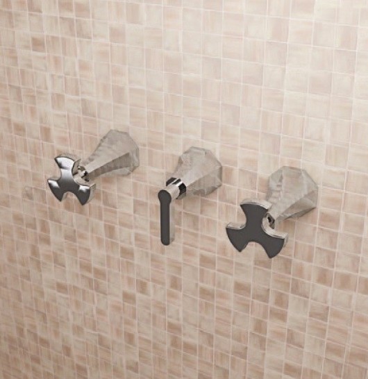 Смеситель Flaminia Evergreen Concealed Shower Mixer With Diverter схема 1