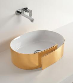 Накладная раковина Flaminia Roll 56 Countertop Basin 56х42 ФОТО