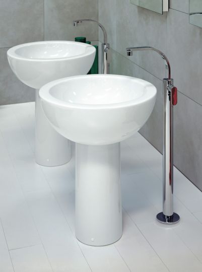 Раковина Flaminia Fonte 70 Basin On Pedestal 70х70 ФОТО