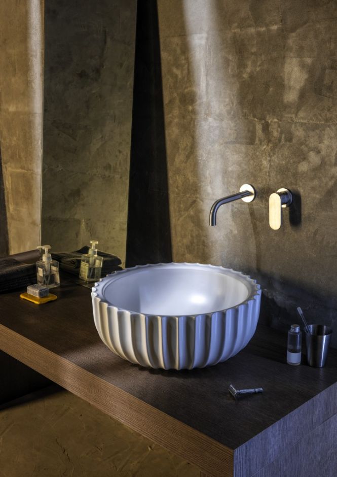 Накладная раковина Flaminia Settecento Countertop Basin 50х50 ФОТО