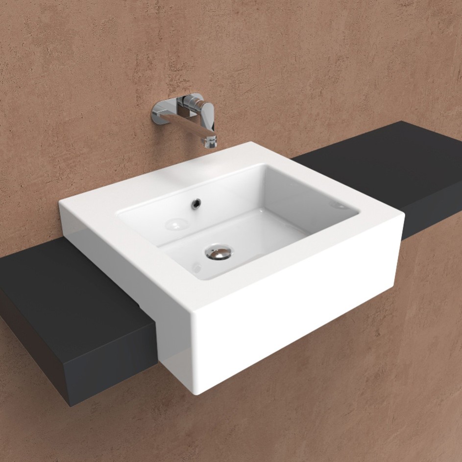 Фото Полувстраиваемая раковина Flaminia Acquagrande 60 Semi-Inset Basin 60х55