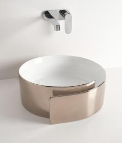 Накладная раковина Flaminia Roll 44 Countertop Basin 44х44 ФОТО