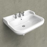 Раковина Flaminia Efi 70 Wall Hung Or Suitable For Pedestal 70х54 схема 1