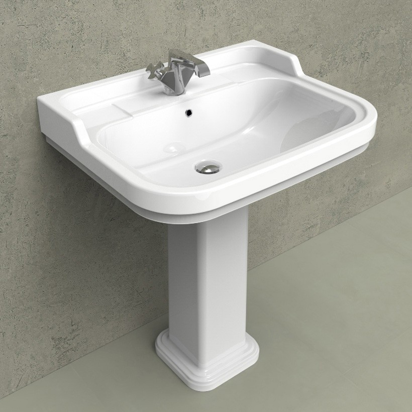 Раковина Flaminia Efi 70 Wall Hung Or Suitable For Pedestal 70х54 схема 2