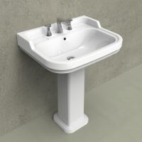 Раковина Flaminia Efi 64 Wall Hung Or Suitable For Pedestal 64х52 схема 2