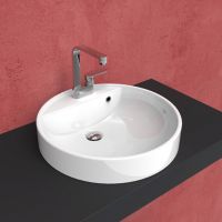 Раковина Flaminia Twin Set 52 Recessed Basin 52,5х52,5 схема 1