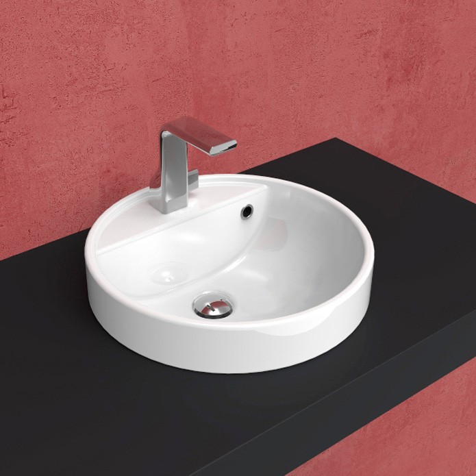 Раковина Flaminia Twin Set 42 Countertop Basin 42,5х42,5 схема 1