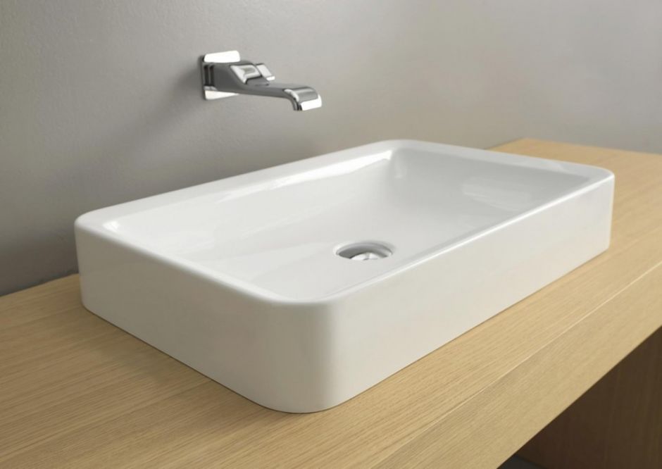 Встраиваемая сверху раковина Flaminia Nile 62 Recessed Basin 62х40 ФОТО