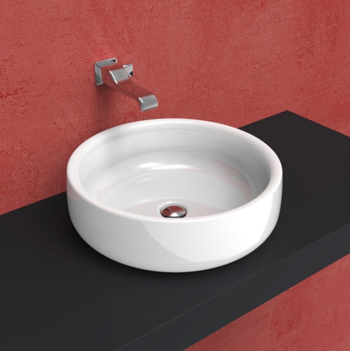 Раковина Flaminia Bonola 50 Countertop Or Suitable For Pedestal Basin 50х50 схема 1