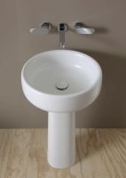 Раковина Flaminia Bonola 50 Countertop Or Suitable For Pedestal Basin 50х50 схема 10