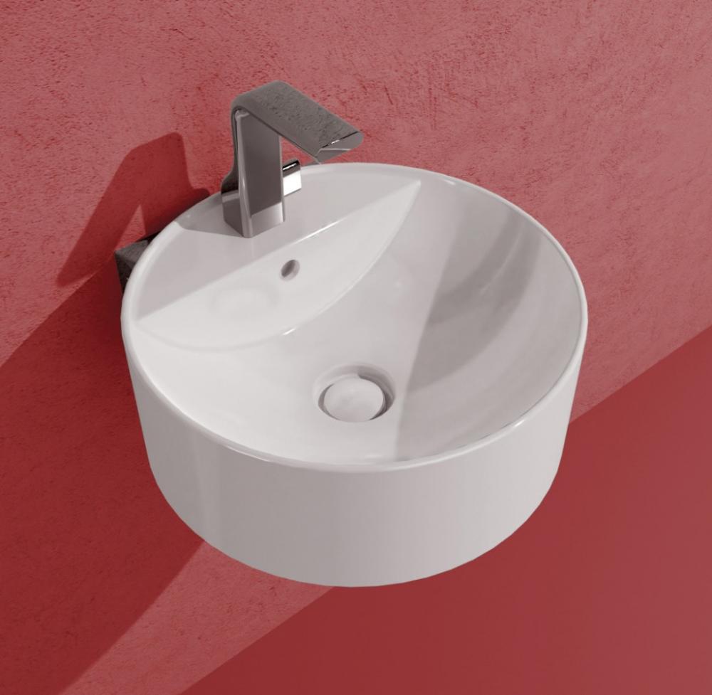 Раковина Flaminia Twin Set Slim Wall Hung Basin 42х42 схема 1