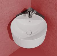 Раковина Flaminia Twin Set Slim Wall Hung Basin 42х42 схема 2