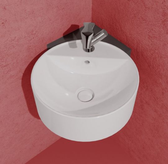 Раковина Flaminia Twin Set Slim Wall Hung Basin 42х42 ФОТО