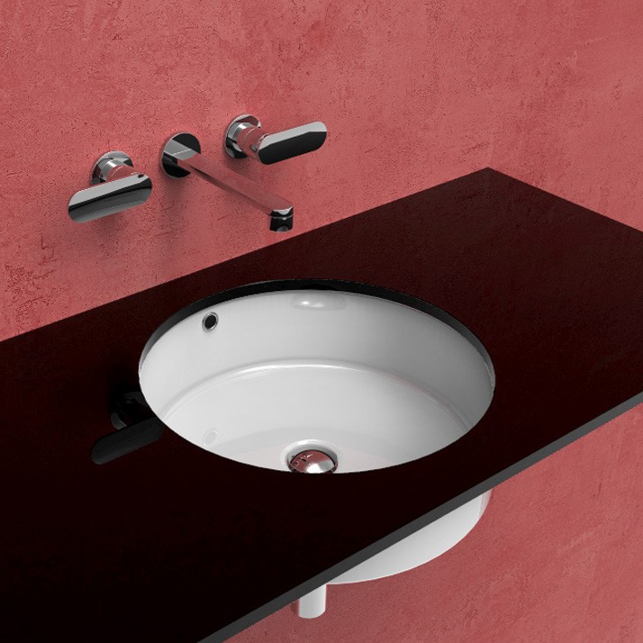 Раковина Flaminia Twin Set 42 Under-Counter Basin 42х42 схема 1