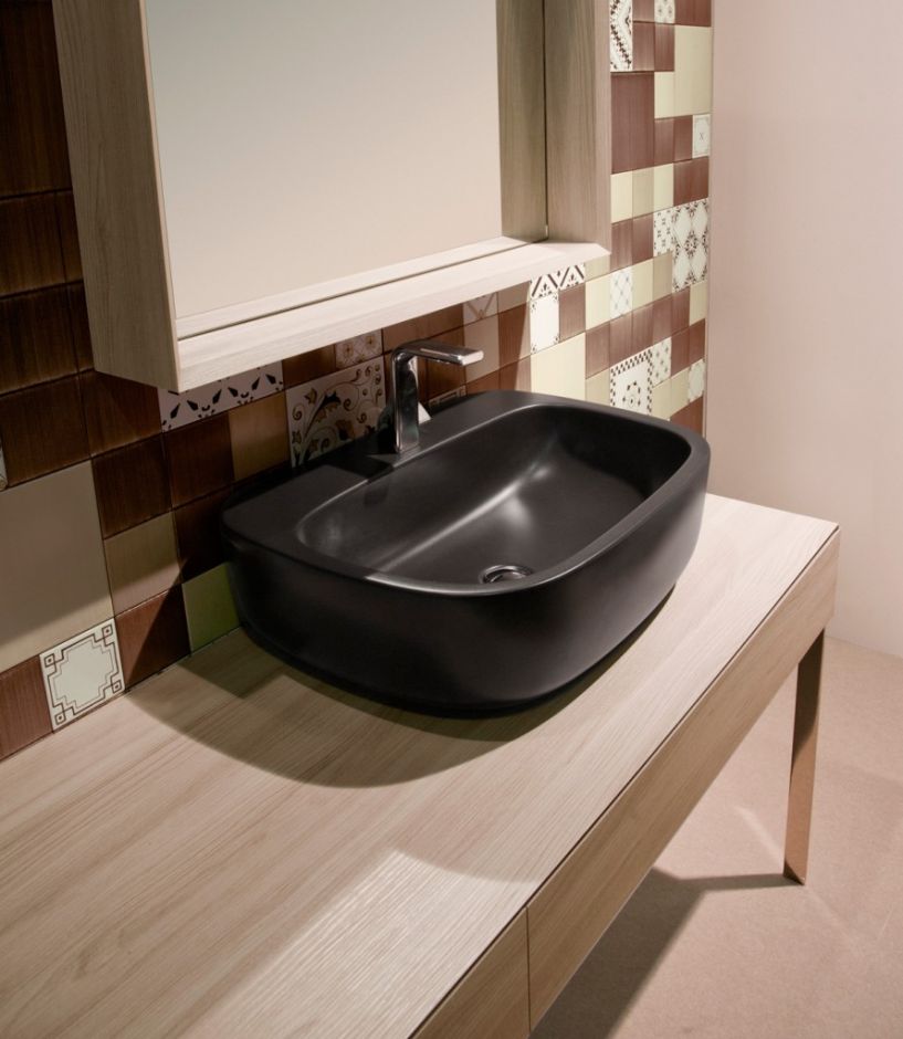 Подвесная раковина Flaminia Mono 64 Countertop Basin 64х48 ФОТО