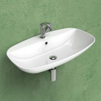 Раковина Flaminia NudaSlim 75 Countertop - Wall Hung Basin ND75PR 76х44,5 схема 1